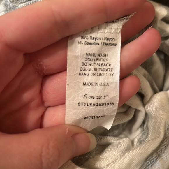 Long stretchy striped skirt - Picture 3 of 3